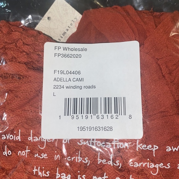 NWT Free People Adella cami - Picture 7 of 9